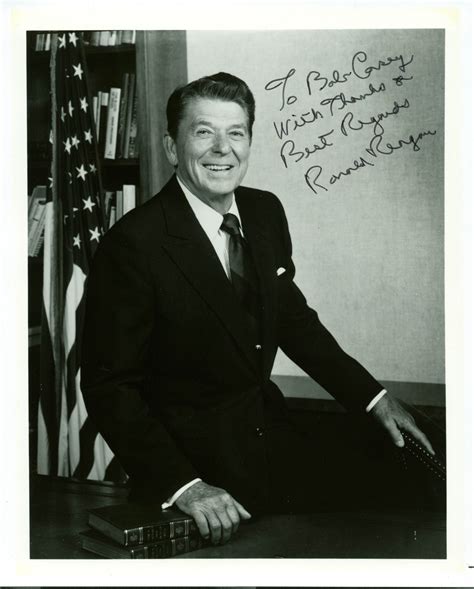 Lot Detail President Ronald Reagan Signed 8 X 10 Presidential Photo