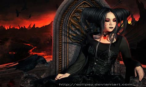 1920x1080px 1080p free download queen of damned art fantasy dark queen hell crow