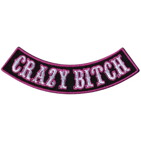 Patch Crazy Bitch Btm Rock 4