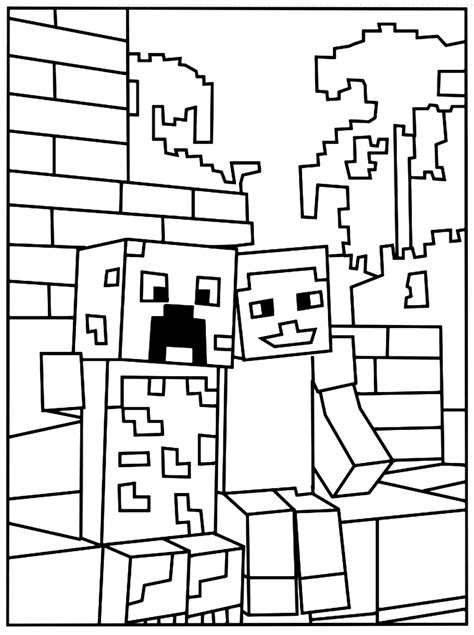 Desenhos De Minecraft Para Imprimir E Colorir Como Fazer Em Casa The