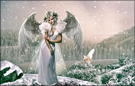 A Snowy Winters Angel By Suziekatz On Deviantart