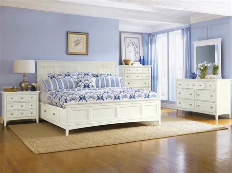 kentwood white  piece king storage bedroom kanes furniture