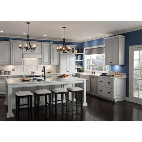 How to install american woodmark pull out drawers in pantry. American Woodmark 14-9/16x14-1/2 in. Cabinet Door Sample ...