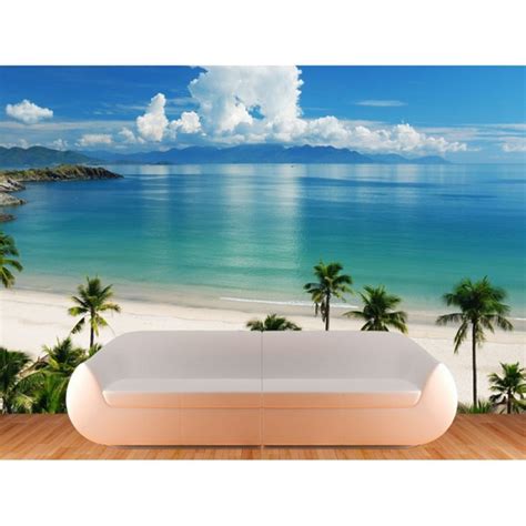 46 Beach Scene Wallpaper Murals