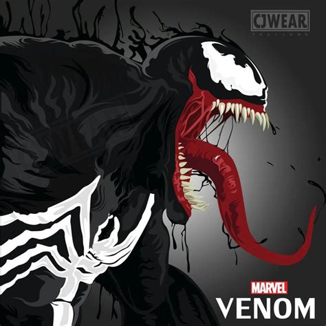 Venom Monster Or Guardian What Venom Vector Art Black Spider