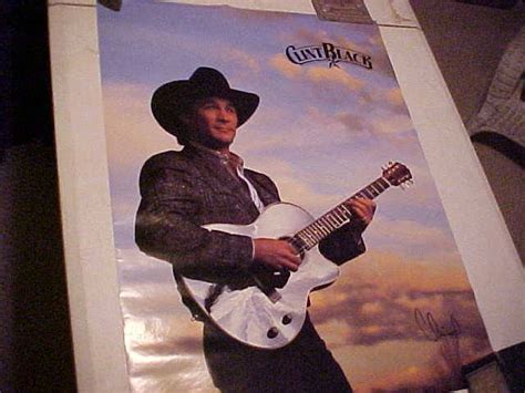 1991 Dated Clint Black Country And Western Singer Poster Etsy