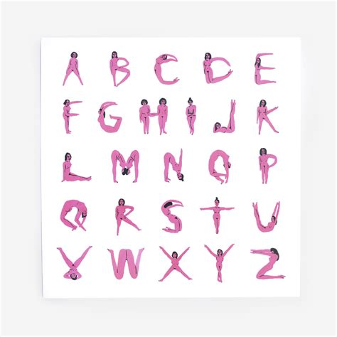 Ladies Alphabet Print Alphabet Print Alphabet Hand Lettering