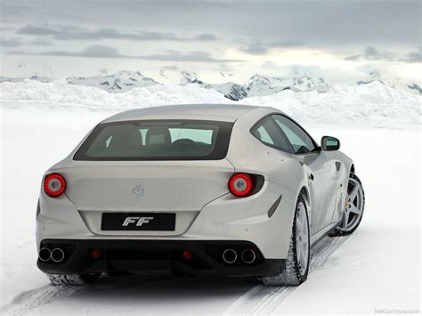 1163, modena, italy, companies' register of modena, vat and tax number 00159560366 and share capital of euro 20,260,000 nicemotorcar: 2012 Ferrari FF Silver back view images