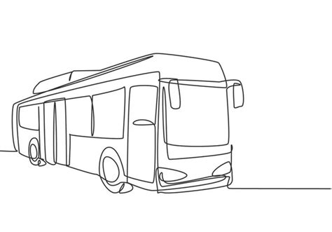 Shuttle Bus Sketch Vector Art Stock Images Depositphotos
