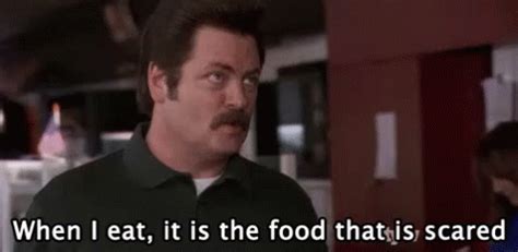 I believe that after this is over, they'll be hung in government buildings. Ron Swanson GIF - Ron Swanson Food - Discover & Share GIFs