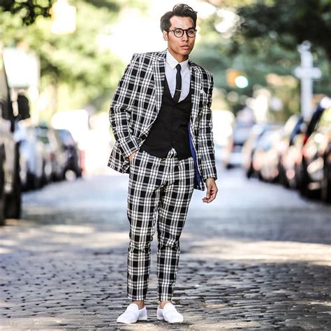 Men's suit jackets are defined by many things: 40 Best Tailored Checkered Suits for Men 2019