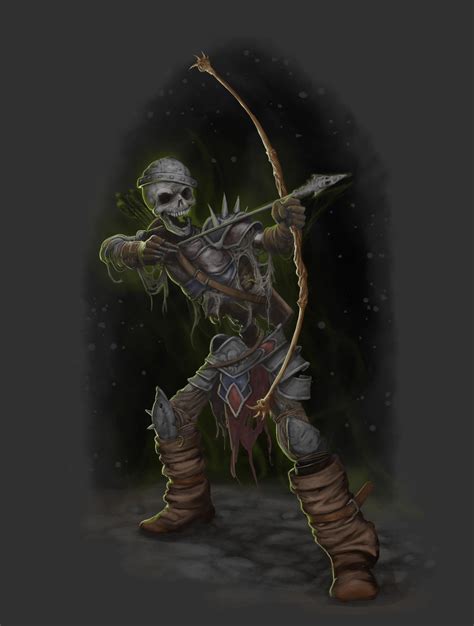 Skeletal Archer By Graphicgeek On Deviantart