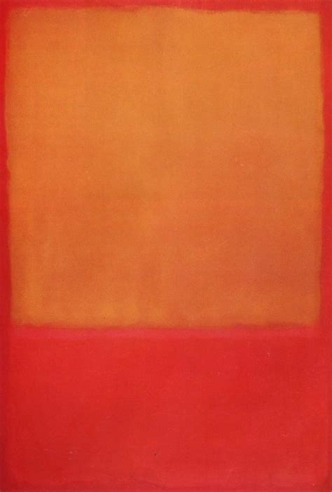 Mark Rothko Red And Orange