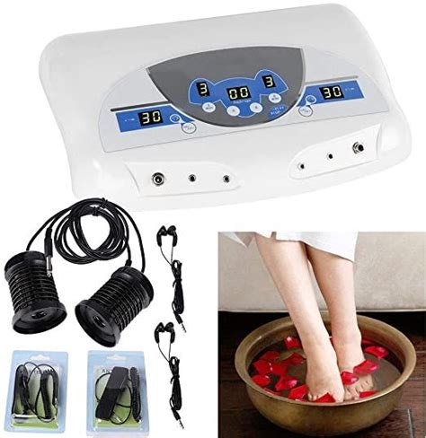ion detox foot spa body machine array music footbath cleanse ionic machine for 2 people use