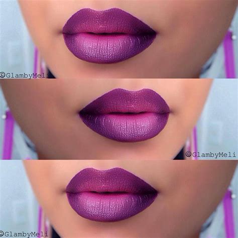 Deep Purple Ombre Lips In 2020 Ombre Lips Lipstick Makeup Lip Makeup