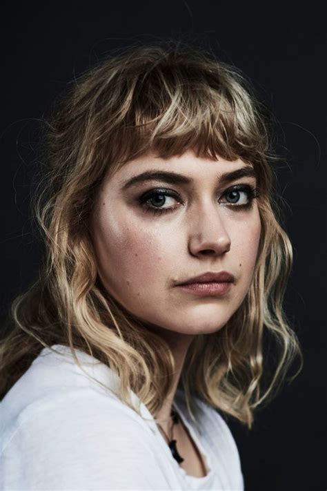Picture Of Imogen Poots Curly Bangs Short Hair Styles Curly Hair Styles