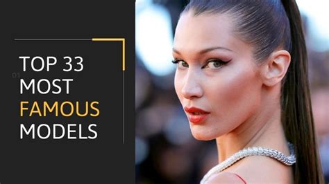 Top 33 Most Famous Models From Runways To Cultural Icons Fashion