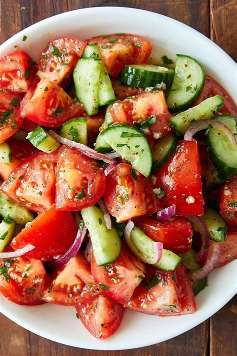 This Cucumber And Tomato Salad Is So Tasty That You Will Get