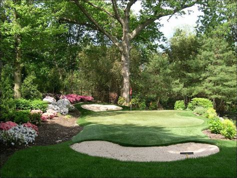 Professional Backyard Golf Putting Green Installation Garden Pinterest Backyards Golf And