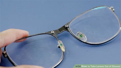 3 Easy Ways To Take Lenses Out Of Glasses Wikihow