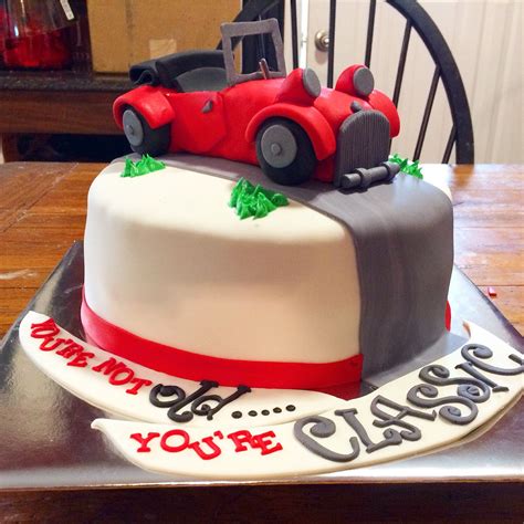 Maybe you would like to learn more about one of these? Classic car cake! … | Cars birthday cake, Birthday wishes ...