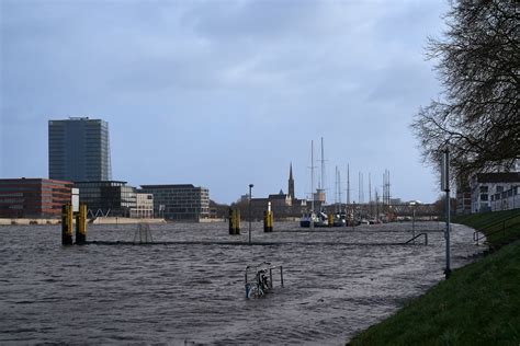 Sturmflut In Bremen 13 Foto And Bild Fotos City World Bilder Auf