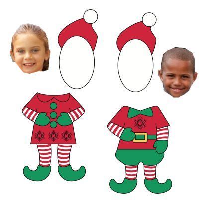 This is the perfect art project for christmas. free download (elf outline) Great kick off for writing ...