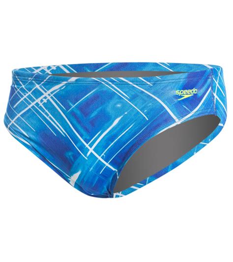 Speedo Mens Solar Strobe Swimsuit Brief At