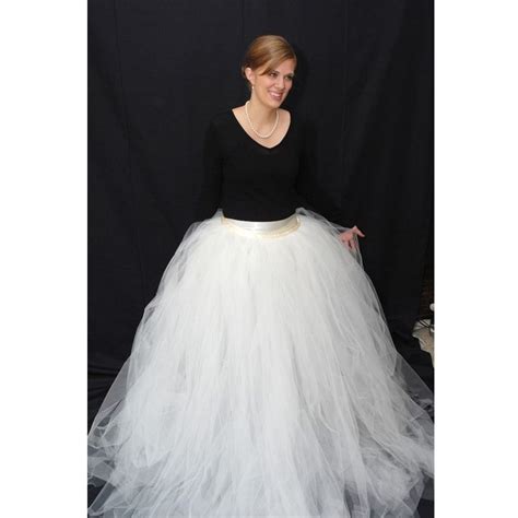Buy Fashion Long Female Tulle Skirt High Quality Puff