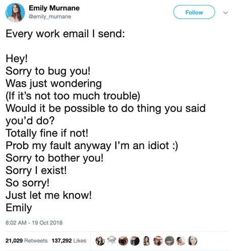 Every Work Email I Send So Sorry I Exist 27 Funny Work Email Memes