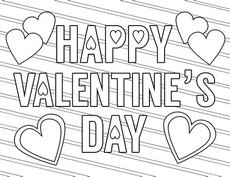 Free Printable Valentine Coloring Pages  Paper Trail Design