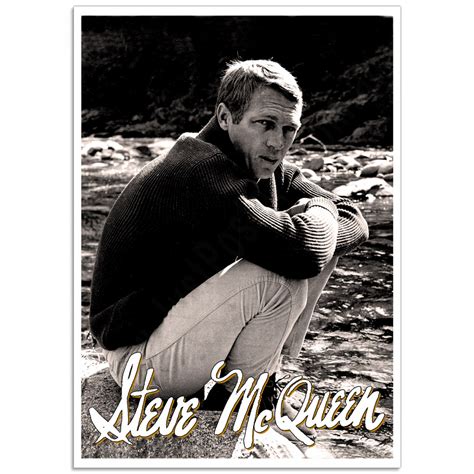 Poster Steve Mcqueen King Of Cool Art And Collectibles Digital Prints