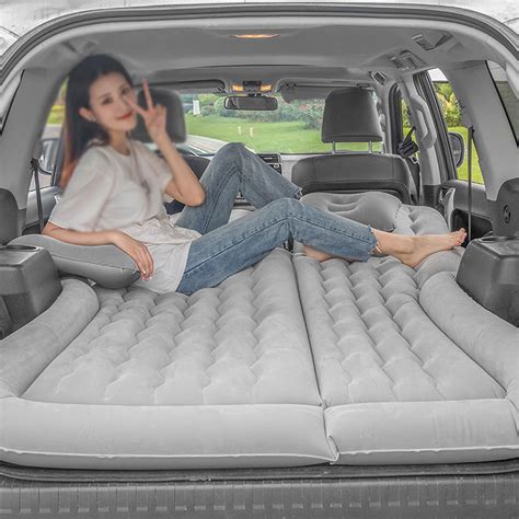 Ebtools Air Mattress Car Air Mattress Vehicle Inflatable Thickened Travel Bed Sleeping Pad
