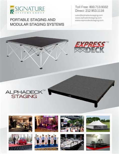Pdf Portable Staging And Modular Staging Systems Pdfslidenet