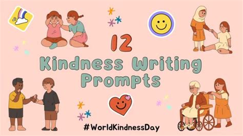12 Kindness Writing Prompts For Worldkindnessday 🤗 Youtube