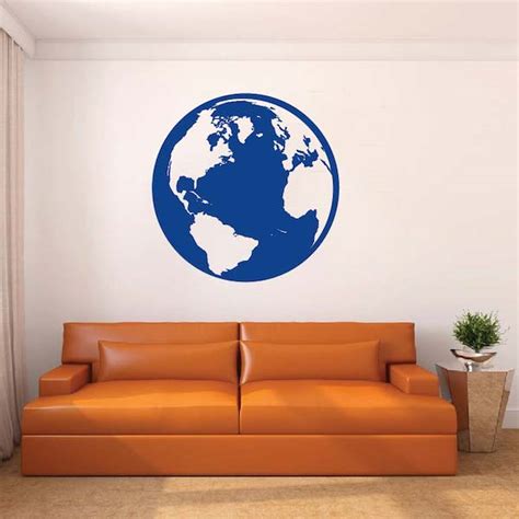 Classic Globe Wall Decal And Vinyl Wall Art From Trendy Wall Designs