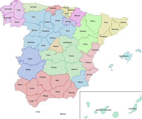 Cuántas Provincias Tiene España Educar