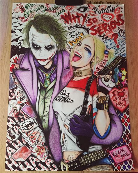 The Joker And Harley Quinn By Nubiaemdetalhes On Deviantart