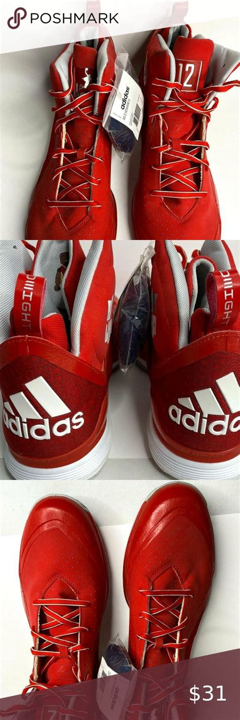 Adidas D Howard 5 Red Basketball Shoes Mens 17 Red Basketball Shoes