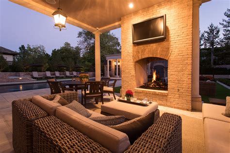 Fireplace And Outdoor Seating Part Of An Award Winning Design By Premier Service Outdoor