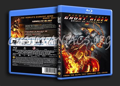 Ghost Rider Spirit Of Vengeance 3d Blu Ray Cover Dvd Covers And Labels