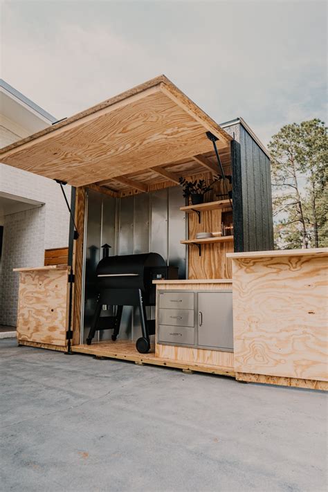 Diy Grill Station Shed — Woodbrew