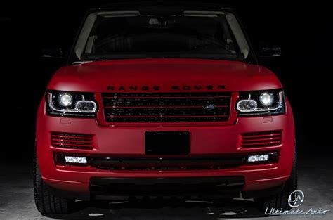 Matte Red Range Rover Celebrity Auto Edition By Ultimate Auto Gtspirit