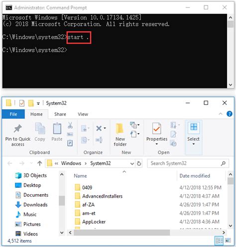 How To Open A File Explorer Window From Cmd Win 10