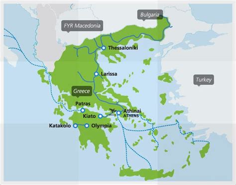 Greece Train Routes Attica Pass Eurail Com
