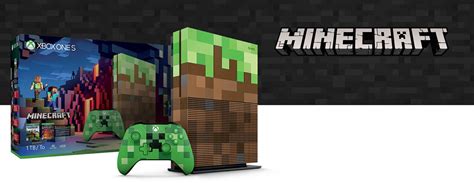 Xbox One S Minecraft Bundle Pig And Creeper Controllers