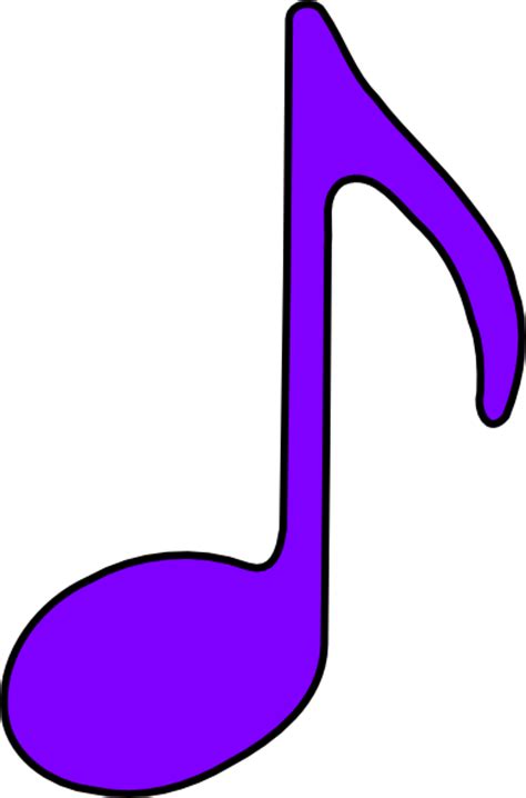 Eighth Note Purple Clip Art At Vector Clip Art Online
