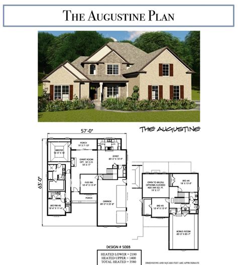 Augustine Home Plan Black Mountain Builders