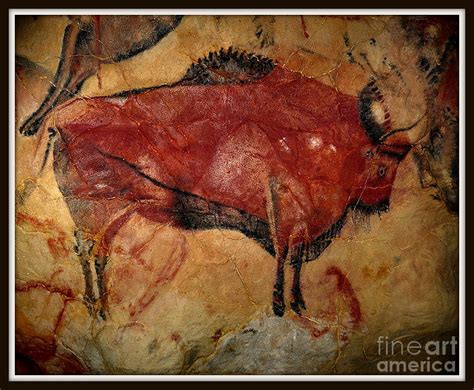 Paleolithic Cave Painting Painting By Unknown