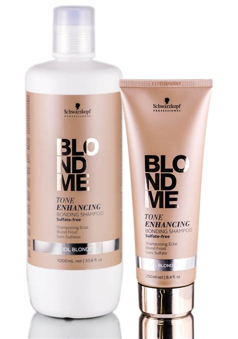 Schwarzkopf Pro Blondme Tone Enhancing Cool Blonde Bonding Shampoo Formerly